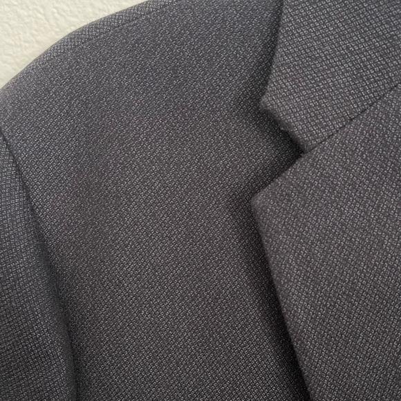 Banana Republic Mens Sport Coat Blazer Two Button Suit Jacket Blue 42R Slim Fit - Picture 12 of 12